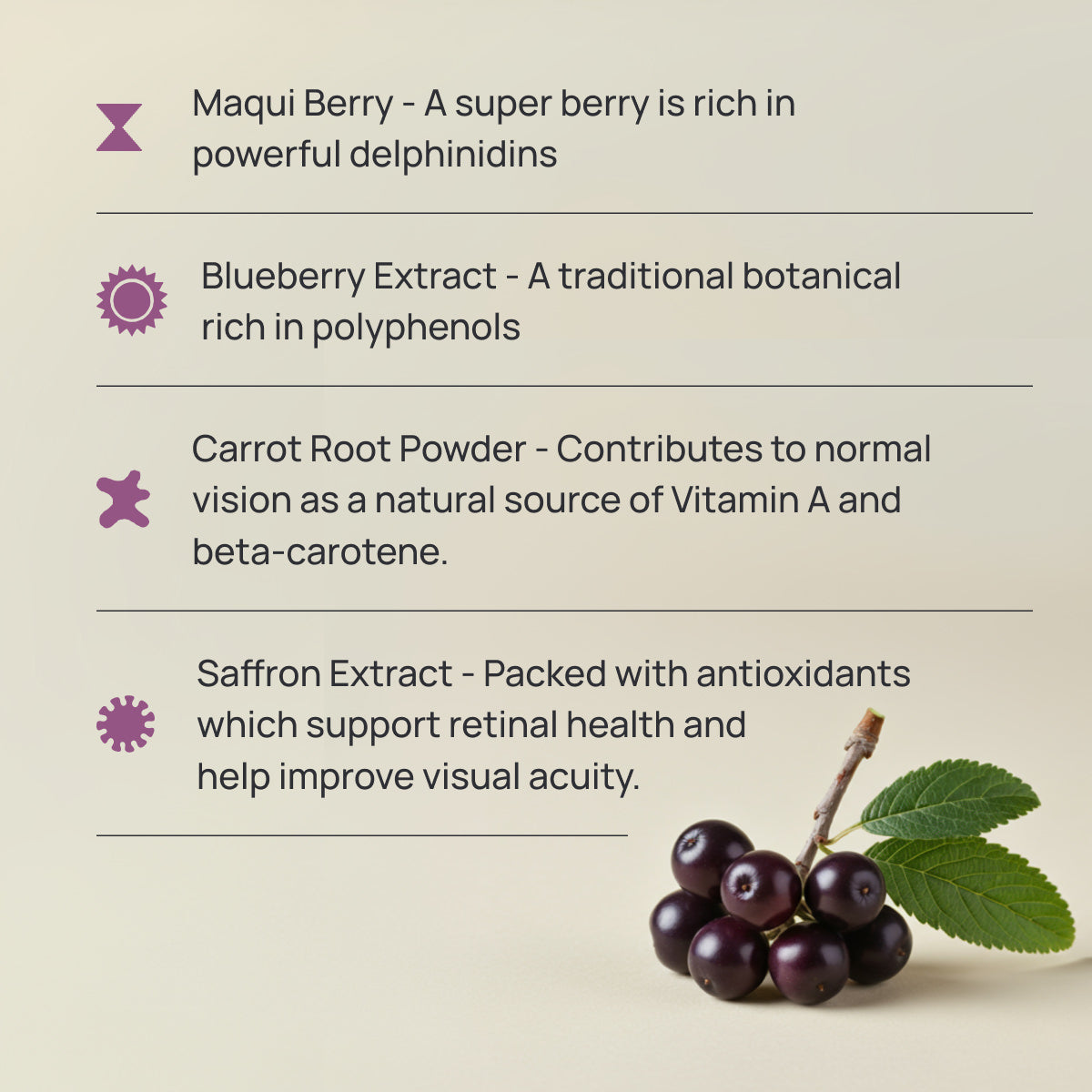 Andean Light Maqui Berry Eye Capsules