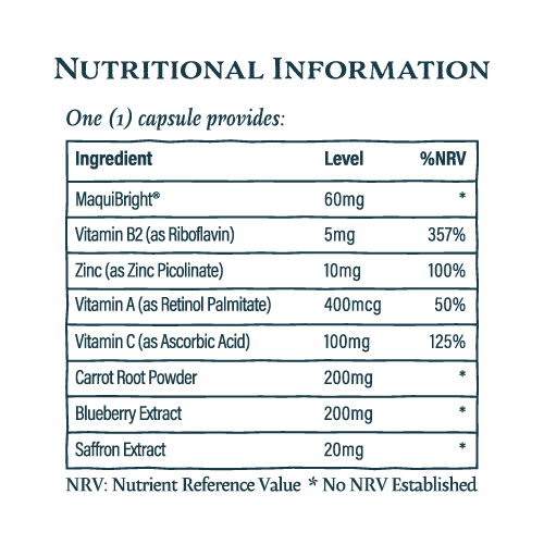 Andean Light Maqui Berry Eye Capsules